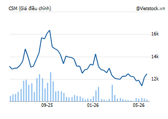 CSM: CTCP Công nghiệp Cao su Miền Nam - CASUMINA | VietstockFinance